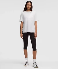 Relaxed-Fit Boatneck T-Shirt | Women's Short Sleeve Shirts & Tee's