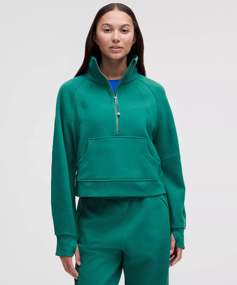 Scuba Oversized Funnel-Neck Half Zip | Women's Hoodies & Sweatshirts