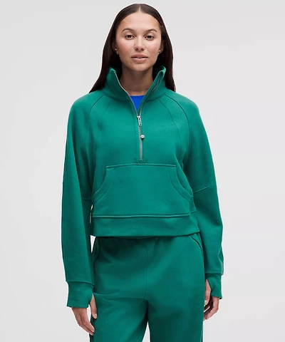 Scuba Oversized Funnel-Neck Half Zip | Women's Hoodies & Sweatshirts