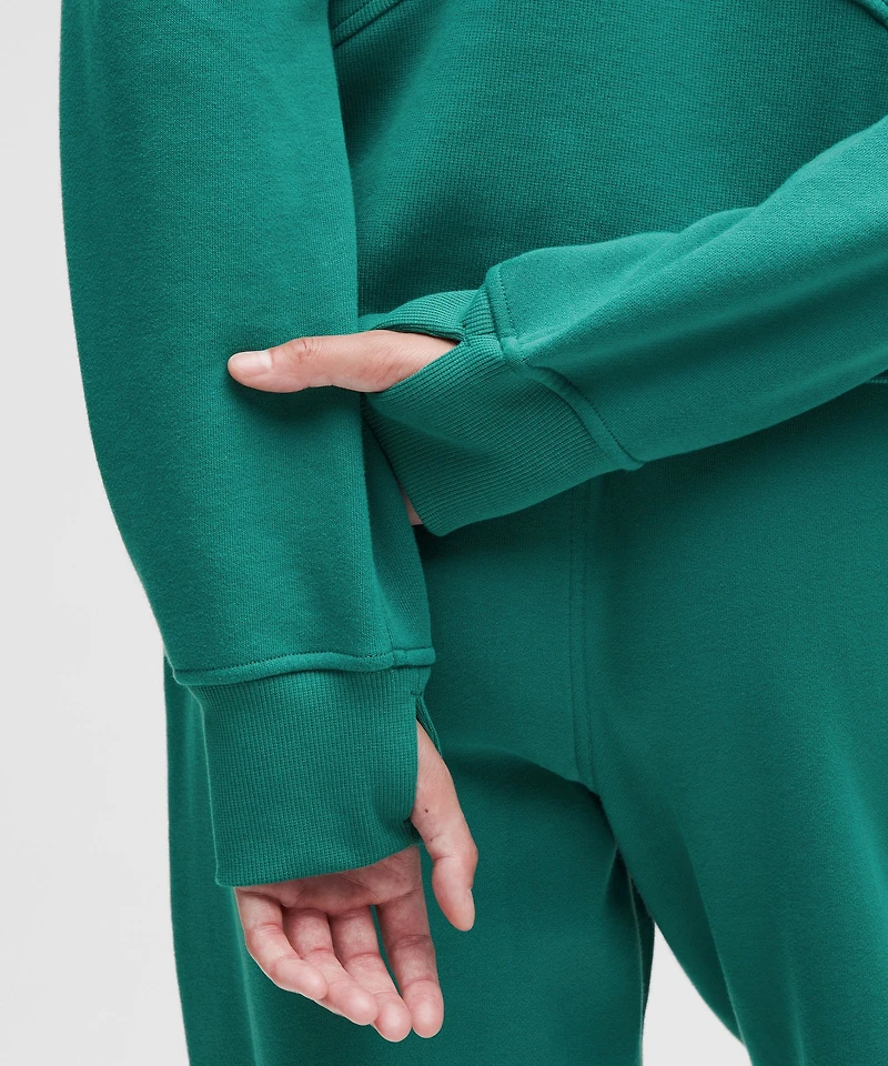 Scuba Oversized Funnel-Neck Half Zip | Women's Hoodies & Sweatshirts