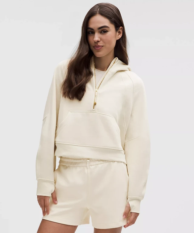 Scuba Oversized Half-Zip Hoodie