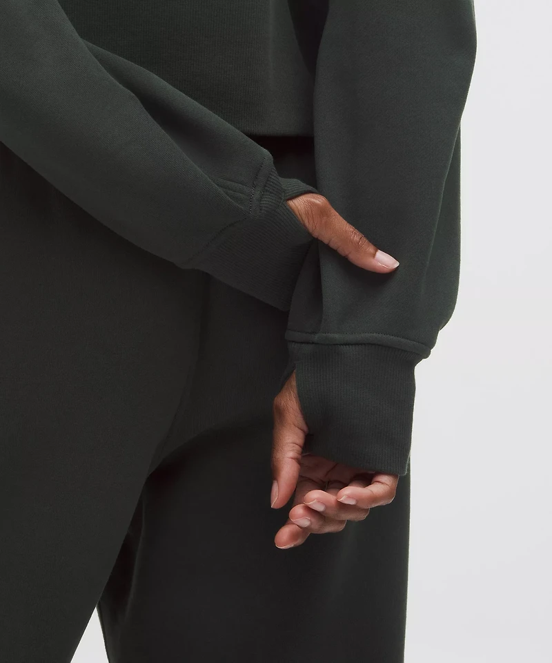 Scuba Oversized Half-Zip Hoodie