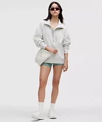Scuba Oversized Funnel-Neck Half Zip *Long | Women's Hoodies & Sweatshirts