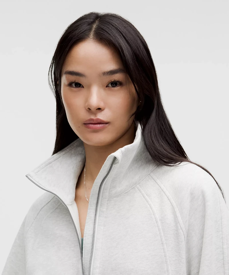 Scuba Oversized Funnel-Neck Half Zip *Long | Women's Hoodies & Sweatshirts