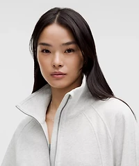 Scuba Oversized Funnel-Neck Half Zip *Long | Women's Hoodies & Sweatshirts