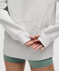 Scuba Oversized Funnel-Neck Half Zip *Long | Women's Hoodies & Sweatshirts