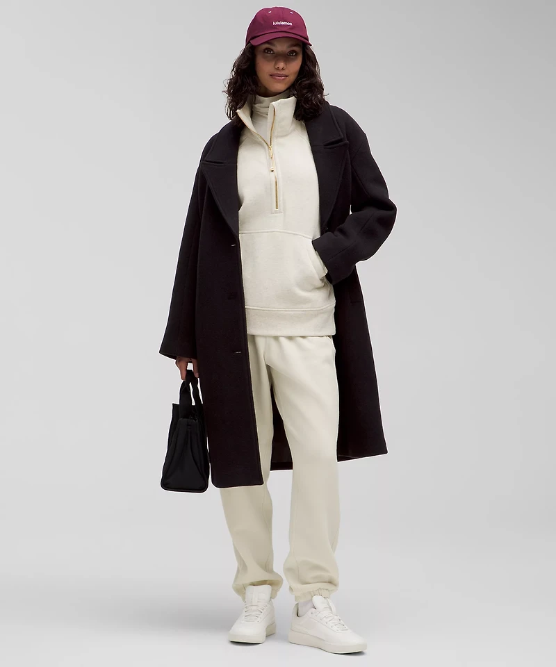 Scuba Oversized Funnel-Neck Half Zip *Long | Women's Hoodies & Sweatshirts