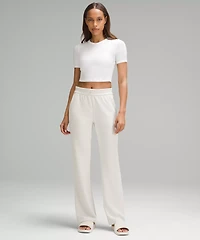 Hold Tight Straight-Hem Cropped T-Shirt