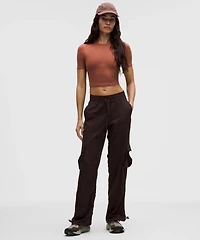 Hold Tight Straight-Hem Cropped T-Shirt