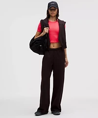 Hold Tight Straight-Hem Cropped T-Shirt | Women's Short Sleeve Shirts & Tee's