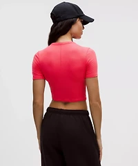 Hold Tight Straight-Hem Cropped T-Shirt | Women's Short Sleeve Shirts & Tee's