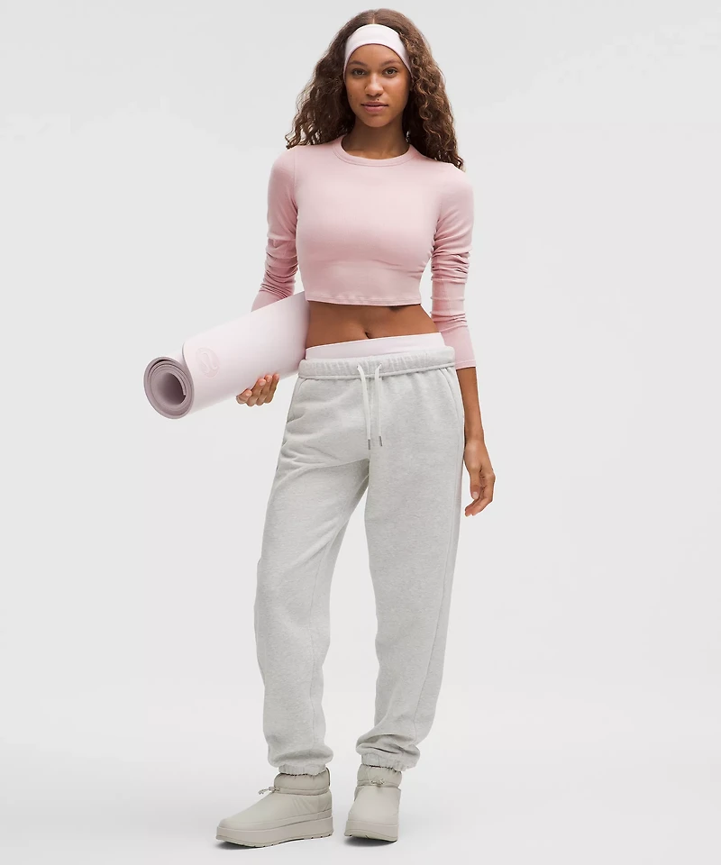 Hold Tight Straight-Hem Cropped Long-Sleeve Shirt | Women's Long Sleeve Shirts