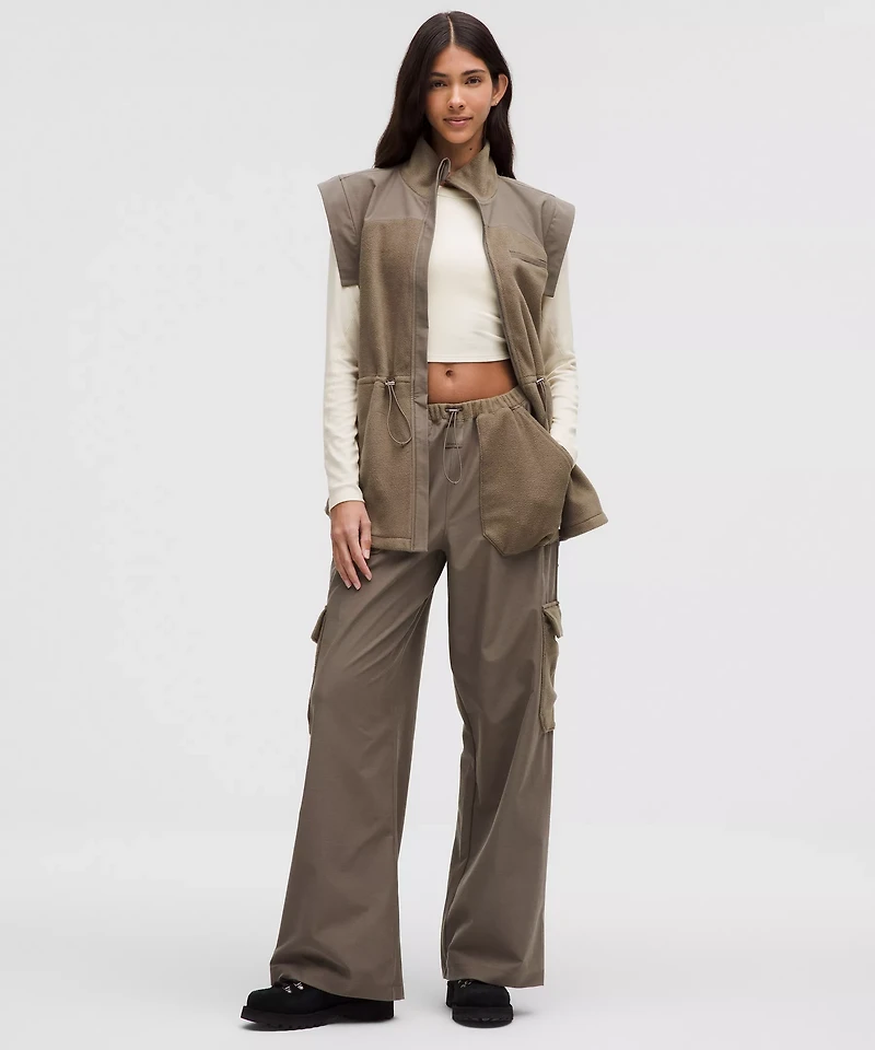 Hold Tight Straight-Hem Cropped Long-Sleeve Shirt