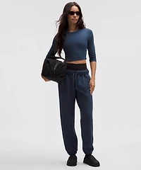 Hold Tight Straight-Hem Cropped Long-Sleeve Shirt | Women's Long Sleeve Shirts