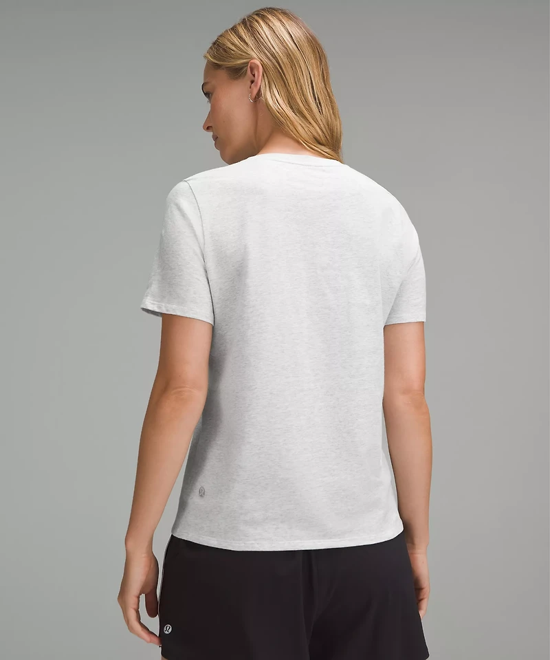 Organic Cotton Straight-Hem Crewneck T-Shirt