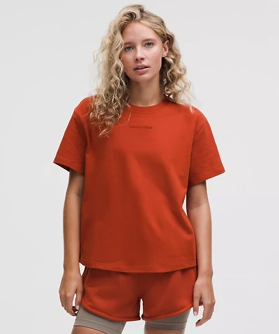 Relaxed-Fit Cotton Jersey T-Shirt *Wordmark | Women's Short Sleeve Shirts & Tee's