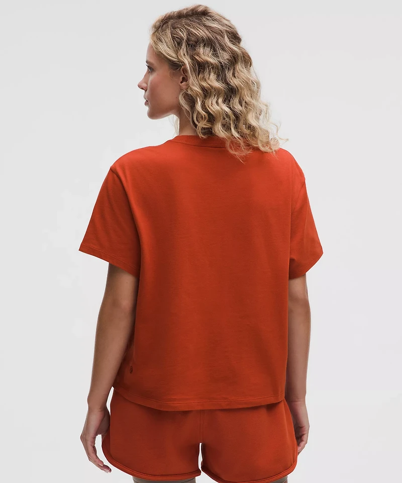 Relaxed-Fit Cotton Jersey T-Shirt *Wordmark | Women's Short Sleeve Shirts & Tee's