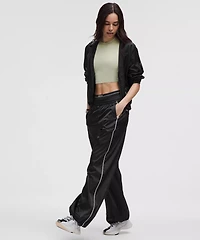 Stretch Satin Nylon Jacket | Women's Coats & Jackets