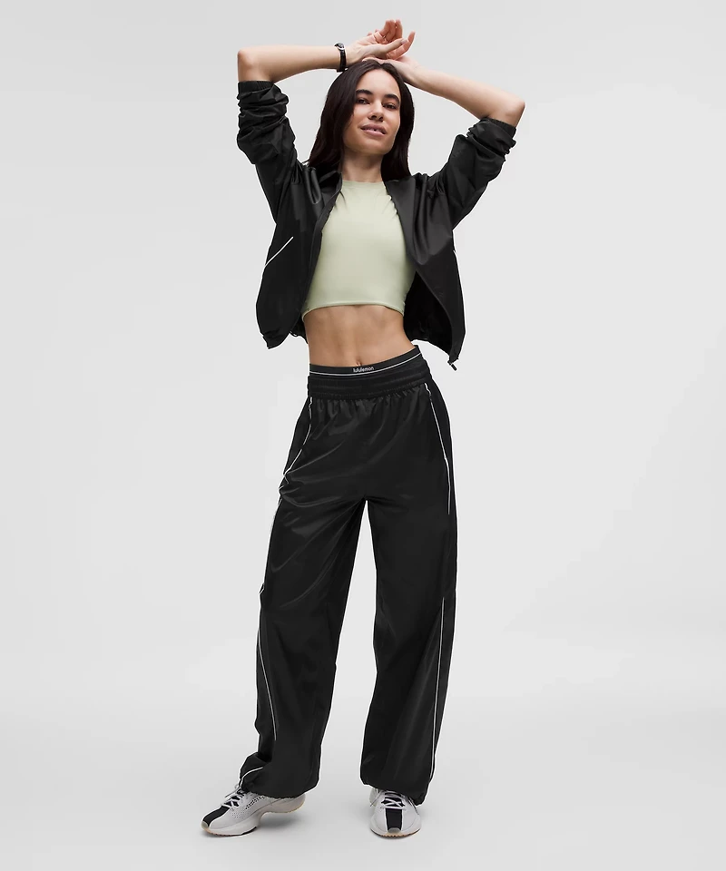 Stretch Satin Nylon Jacket | Women's Coats & Jackets