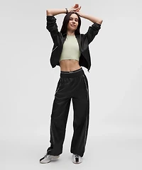 Stretch Satin Nylon Jacket | Women's Coats & Jackets