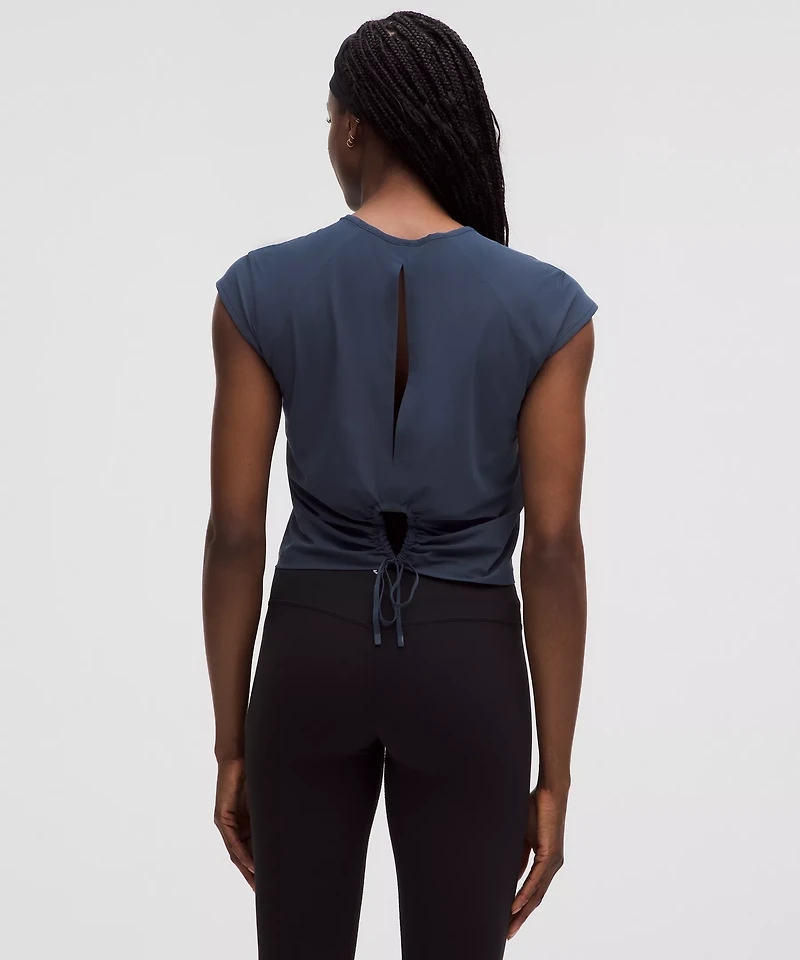 Cinch-Back Short-Sleeve Shirt | Women's Short Sleeve Shirts & Tee's