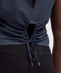 Cinch-Back Short-Sleeve Shirt | Women's Short Sleeve Shirts & Tee's
