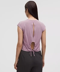 Cinch-Back Short-Sleeve Shirt