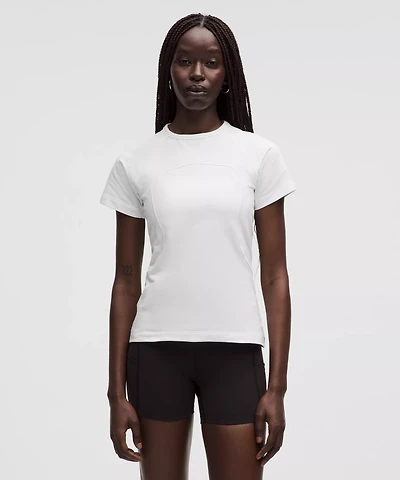 Cotton Terry Short-Sleeve Shirt *SLNSH Collection | Women's Short Sleeve Shirts & Tee's