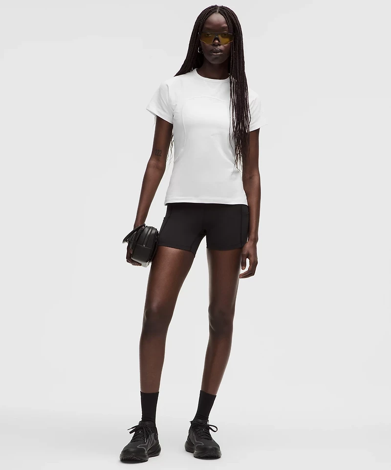 Cotton Terry Short-Sleeve Shirt *SLNSH Collection | Women's Short Sleeve Shirts & Tee's