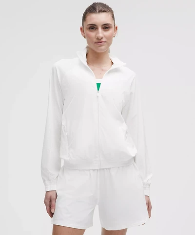 Adapted State Perforated Track Jacket | Women's Coats & Jackets