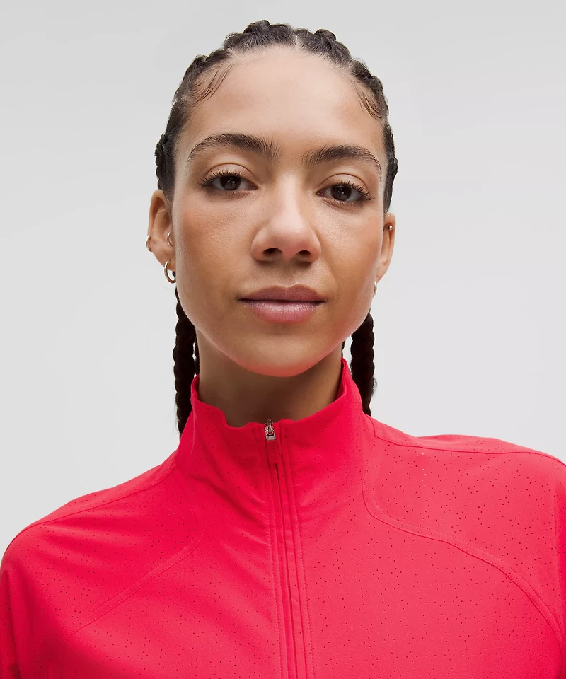 Adapted State Perforated Track Jacket