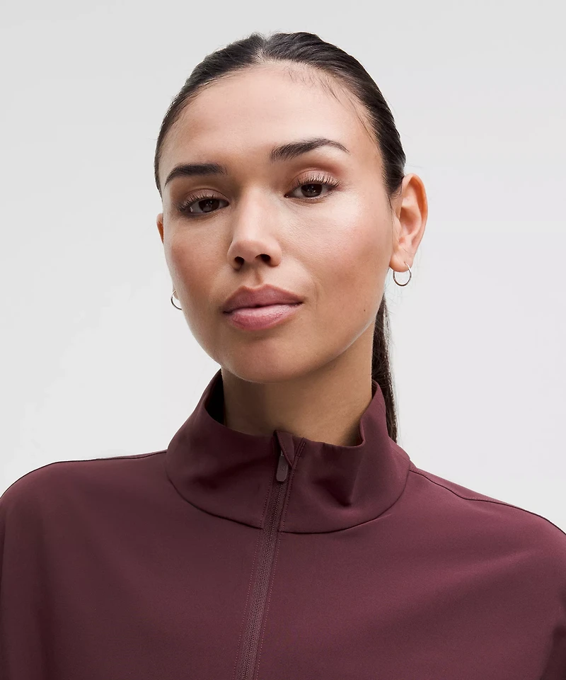 UV-Protective Cinch-Waist Running Jacket