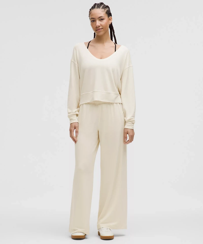 BeCalm Scoop-Neck Pullover | Women's Long Sleeve Shirts