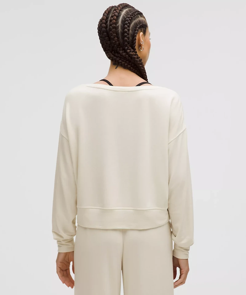 BeCalm Scoop-Neck Pullover | Women's Long Sleeve Shirts