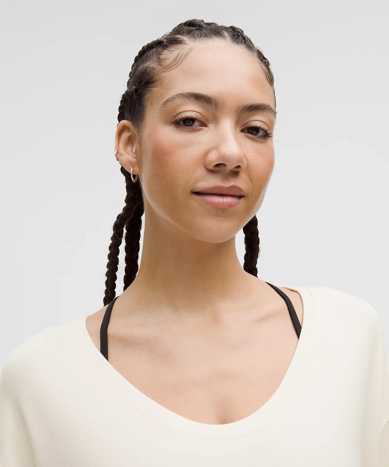 BeCalm Scoop-Neck Pullover | Women's Long Sleeve Shirts