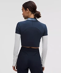 Pique Slim-Fit Cropped Polo Shirt | Women's Shirts