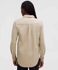 Knit Relaxed-Fit Overshirt | Women's Long Sleeve Shirts