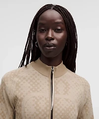 Two-Tone Fitted Full-Zip Sweater *SLNSH Collection | Women's Sweaters