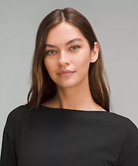 Relaxed-Fit Boatneck Long-Sleeve Shirt | Women's Long Sleeve Shirts