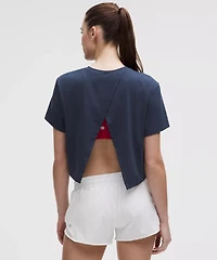 Pace Crush Cross-Back Graphic T-Shirt | Women's Short Sleeve Shirts & Tee's