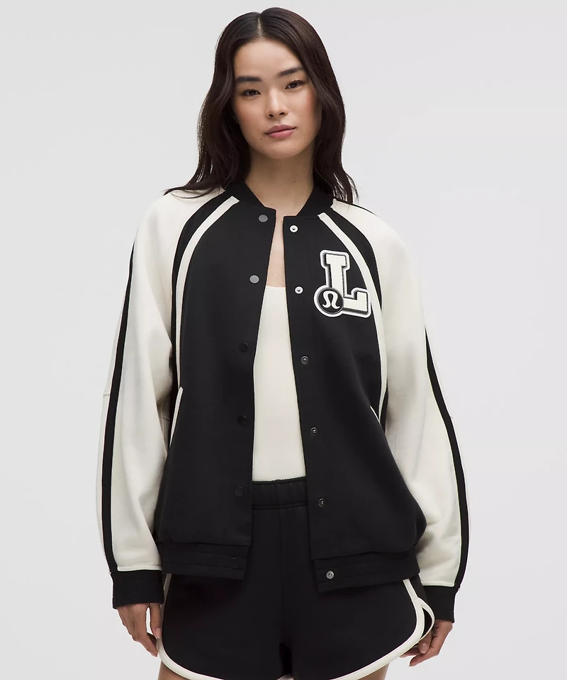 Scuba Oversized Collegiate Jacket *Graphic | Women's Coats & Jackets