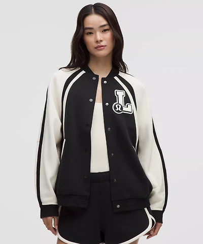 Scuba Oversized Collegiate Jacket *Graphic | Women's Coats & Jackets
