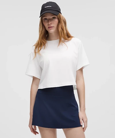 All Yours Organic Cotton Cropped T-Shirt | Women's Short Sleeve Shirts & Tee's