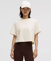All Yours Organic Cotton Cropped T-Shirt | Women's Short Sleeve Shirts & Tee's