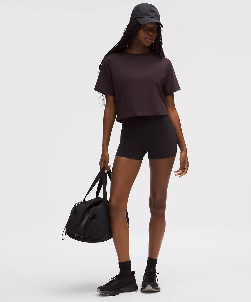 All Yours Organic Cotton Cropped T-Shirt | Women's Short Sleeve Shirts & Tee's