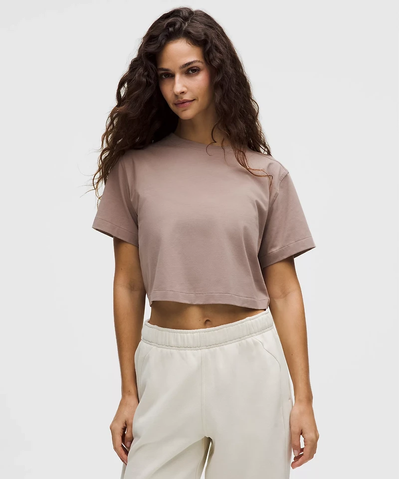 All Yours Organic Cotton Cropped T-Shirt