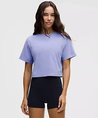 All Yours Organic Cotton Cropped T-Shirt | Women's Short Sleeve Shirts & Tee's