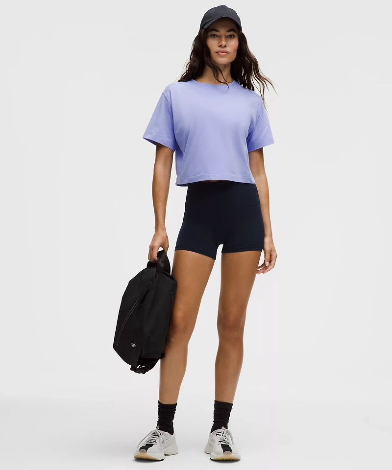 All Yours Organic Cotton Cropped T-Shirt | Women's Short Sleeve Shirts & Tee's