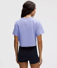All Yours Organic Cotton Cropped T-Shirt | Women's Short Sleeve Shirts & Tee's
