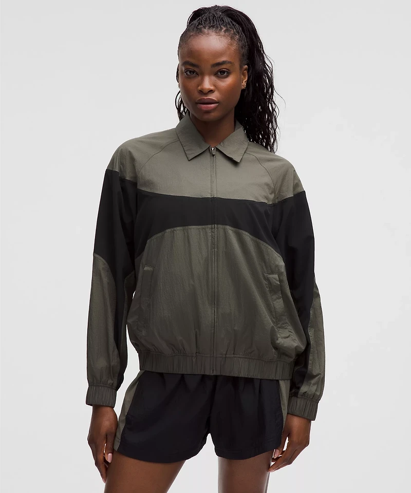 Nylon Collared Jacket *Retro Remix Set | Women's Coats & Jackets
